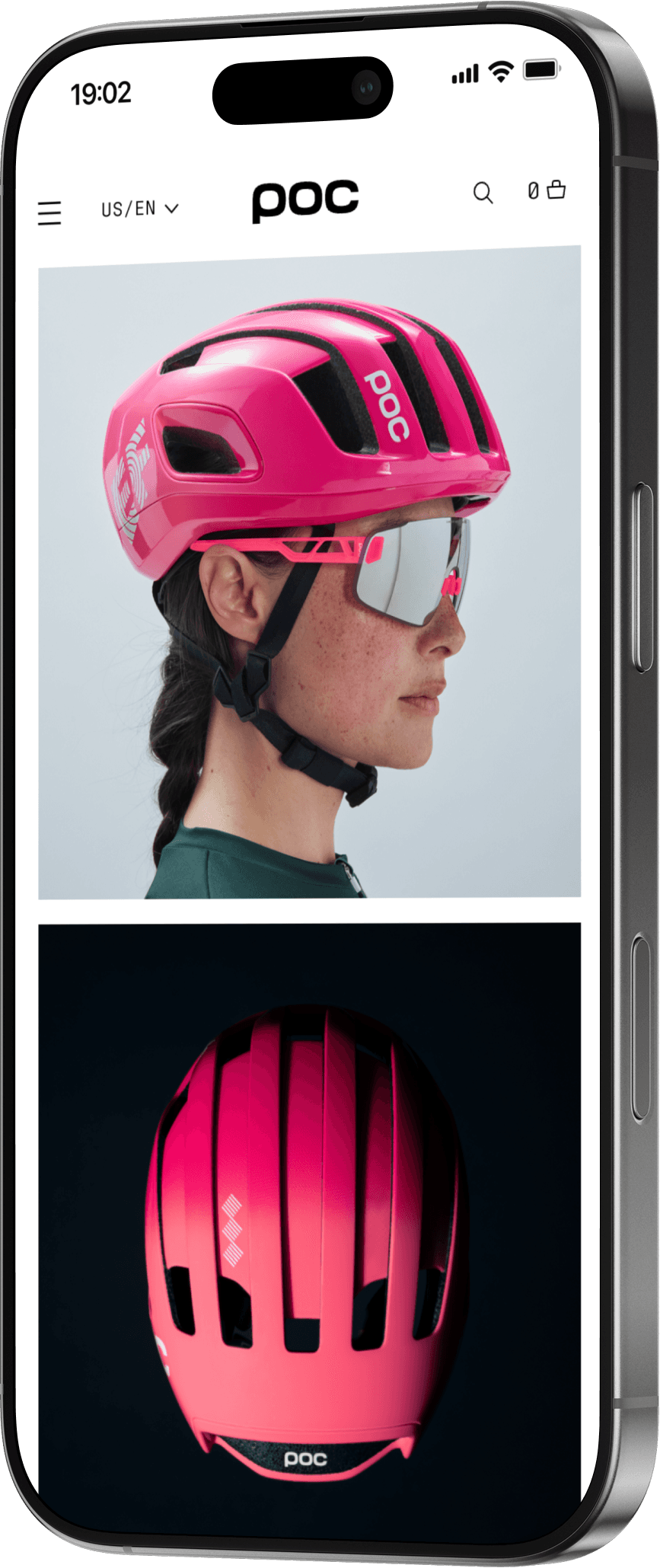 Poc sports mockup